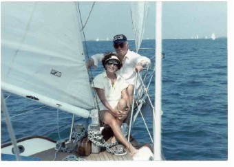 Ellie and Al sailing